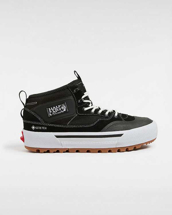 Men Vans MTE Half Cab Gore-tex Shoes Black Malaysia | VN1594673