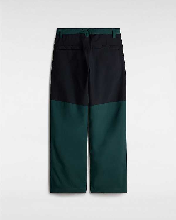Men Vans MTE Hellbound Pants Black / Green Malaysia | VN3596217