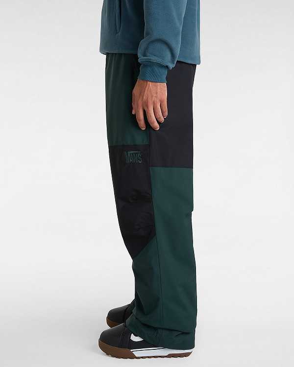 Men Vans MTE Hellbound Pants Black / Green Malaysia | VN3596217