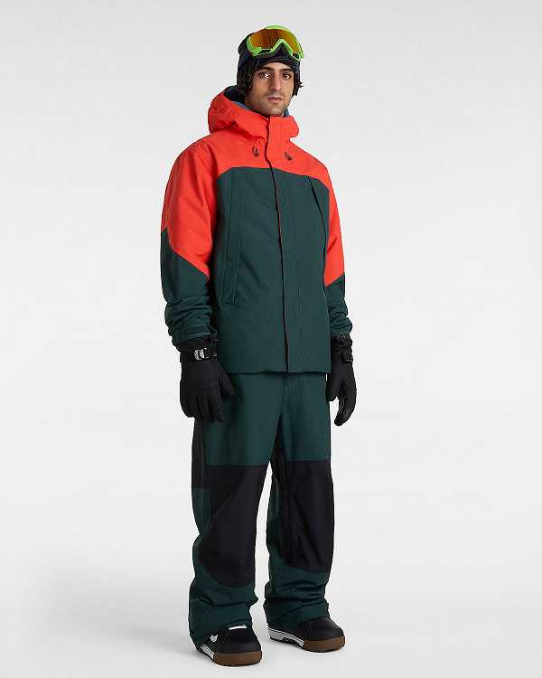 Men Vans MTE Hellbound Pants Black / Green Malaysia | VN3596217