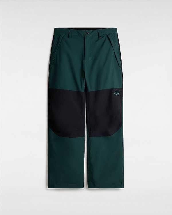 Men Vans MTE Hellbound Pants Black / Green Malaysia | VN3596217