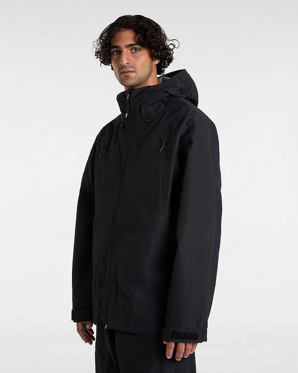 Men Vans MTE High-Country 3L Snowboard Jacket Black Malaysia | VN8497510