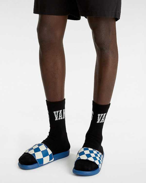 Men Vans MTE La Costa Slides Blue Malaysia | VN1759806