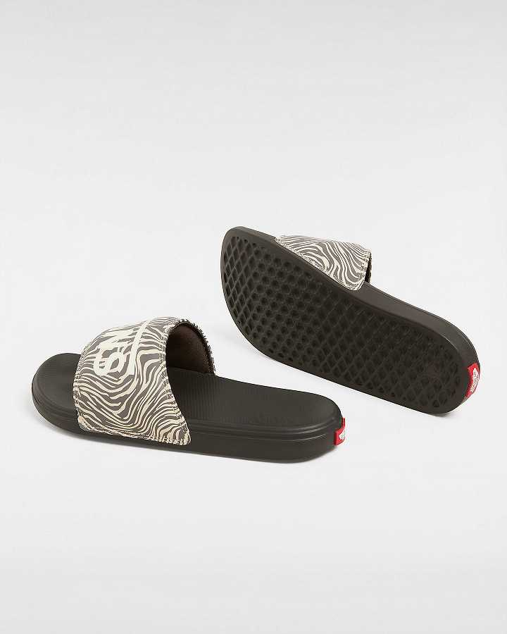 Men Vans MTE La Costa Slides Brown Malaysia | VN4076932