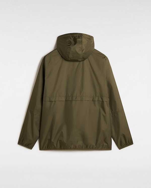 Men Vans MTE Lewis Windbreaker Green Malaysia | VN8693215