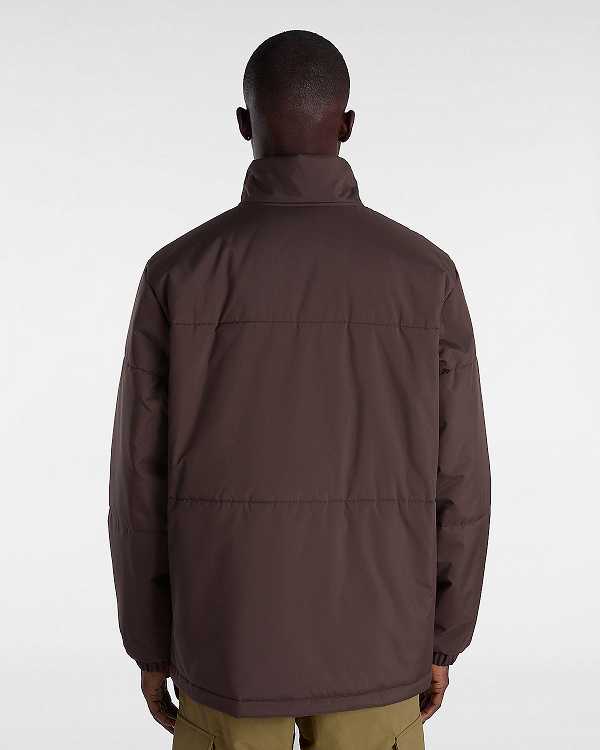 Men Vans MTE Norris Puffer Jacket Brown Malaysia | VN6274950