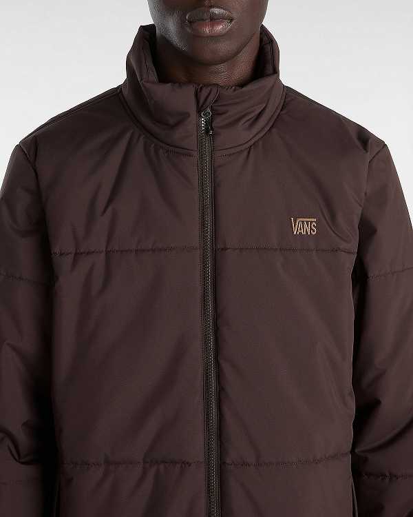 Men Vans MTE Norris Puffer Jacket Brown Malaysia | VN6274950