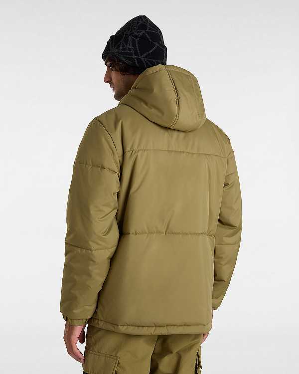 Men Vans MTE Norris Puffer Jacket Brown Malaysia | VN0839162
