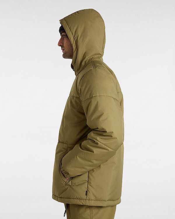 Men Vans MTE Norris Puffer Jacket Brown Malaysia | VN0839162