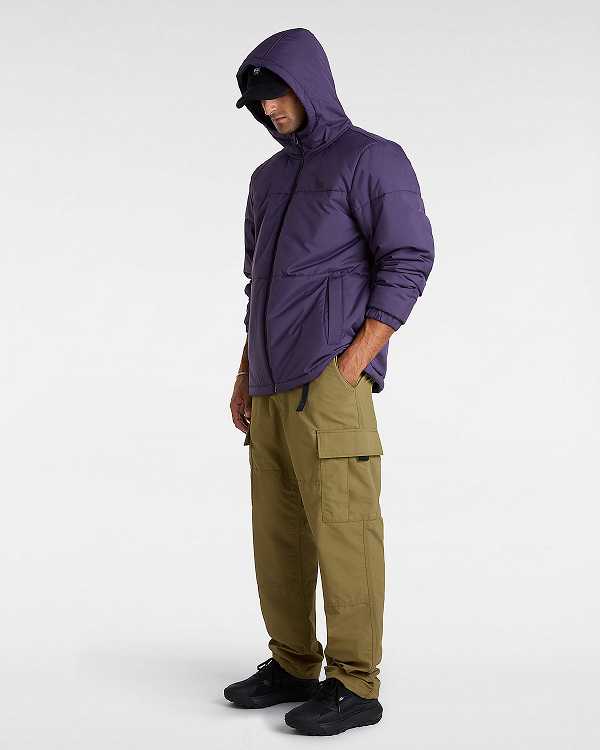 Men Vans MTE Norris Puffer Jacket Purple Malaysia | VN0734168