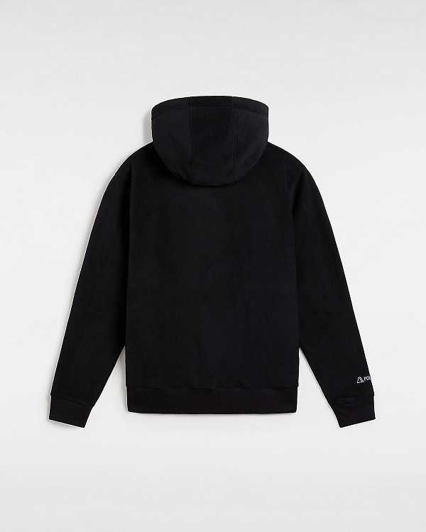 Men Vans MTE Polartec Hoodie Black Malaysia | VN4372105