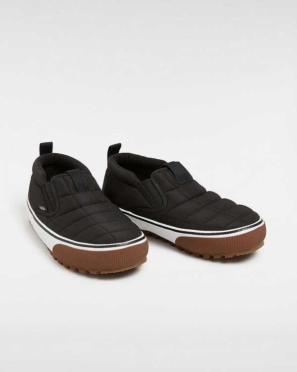 Men Vans MTE Quilted Snow Lodge Slipper Mid Slippers Black Malaysia | VN6473150