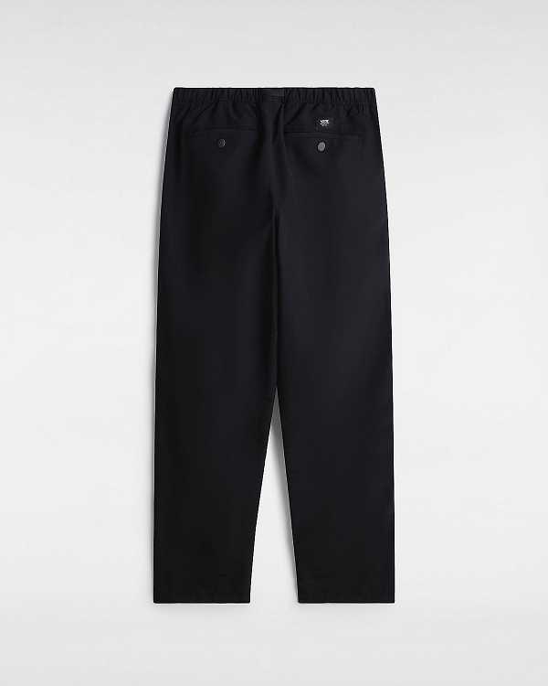 Men Vans MTE Range Nylon Loose Tapered Pants Black Malaysia | VN8916435