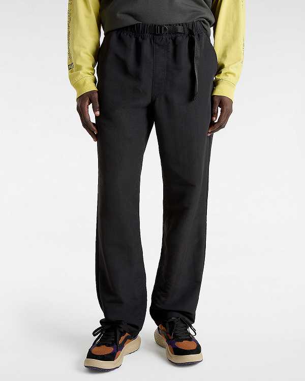 Men Vans MTE Range Nylon Loose Tapered Pants Black Malaysia | VN8916435