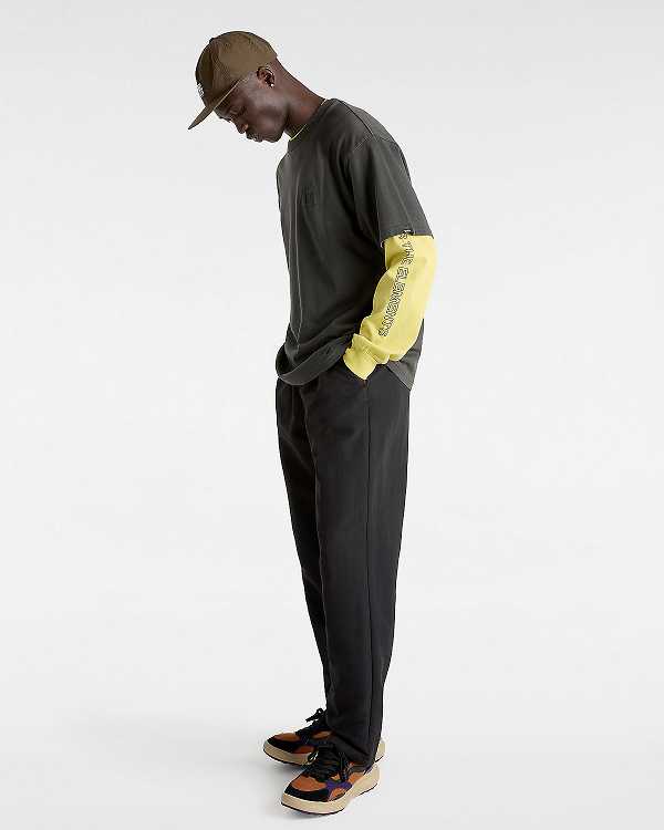 Men Vans MTE Range Nylon Loose Tapered Pants Black Malaysia | VN8916435