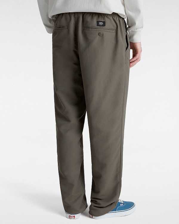 Men Vans MTE Range Nylon Loose Tapered Pants Brown Malaysia | VN3642951