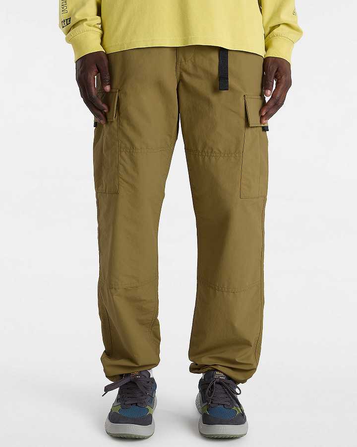 Men Vans MTE Service Cargo Loose Tapered Pants Brown Malaysia | VN4718302