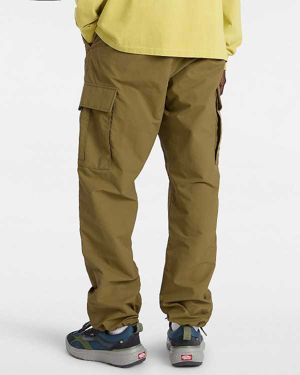 Men Vans MTE Service Cargo Loose Tapered Pants Brown Malaysia | VN4718302