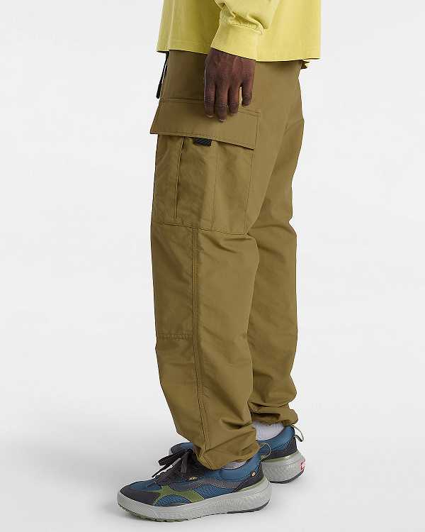 Men Vans MTE Service Cargo Loose Tapered Pants Brown Malaysia | VN4718302