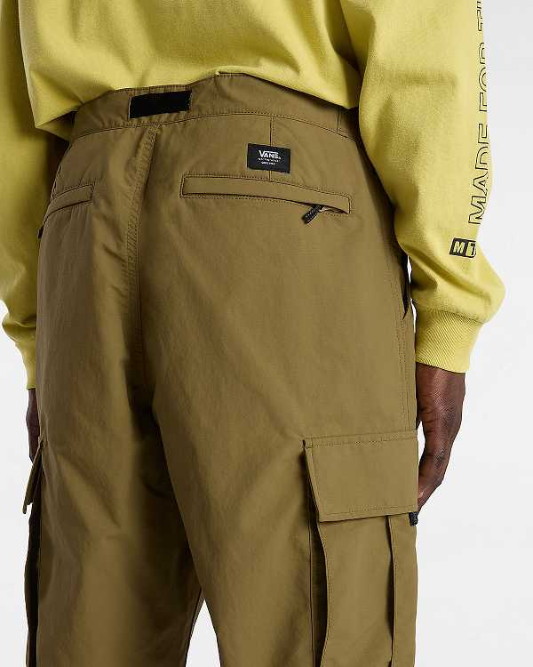 Men Vans MTE Service Cargo Loose Tapered Pants Brown Malaysia | VN4718302
