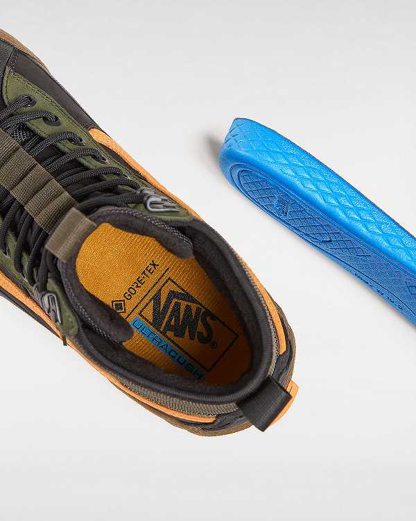 Men Vans MTE Sk8-Hi Gore-tex Shoes Green Malaysia | VN2483016