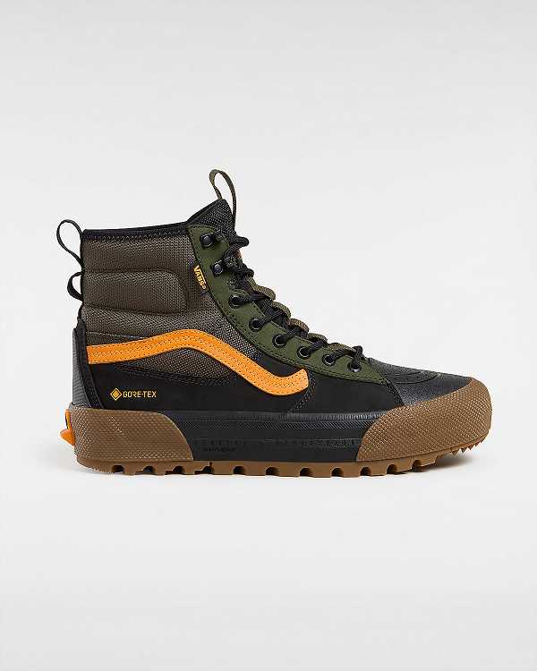 Men Vans MTE Sk8-Hi Gore-tex Shoes Green Malaysia | VN2483016