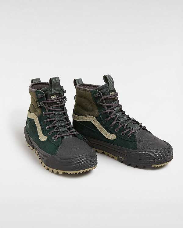 Men Vans MTE Sk8-Hi Gore-tex Shoes Green Malaysia | VN6251973