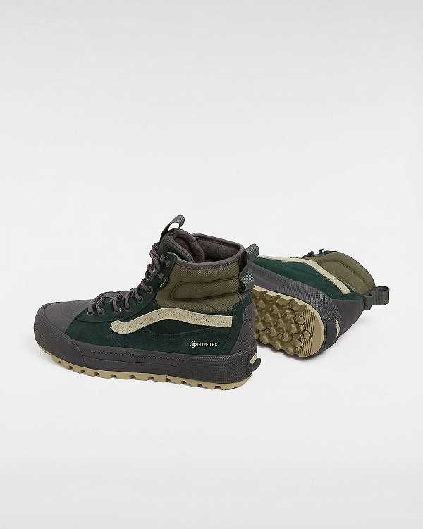 Men Vans MTE Sk8-Hi Gore-tex Shoes Green Malaysia | VN6251973