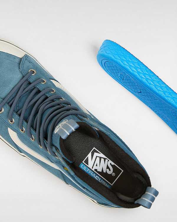 Men Vans MTE Sk8-Hi Waterproof Shoes Blue Malaysia | VN8130462