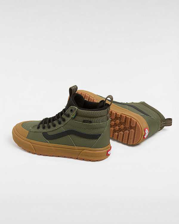 Men Vans MTE Sk8-Hi Waterproof Shoes Green Malaysia | VN5206794