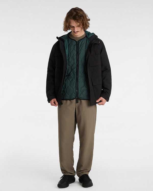 Men Vans MTE Ward 3-1 Utility Jacket Black / Green Malaysia | VN3981405