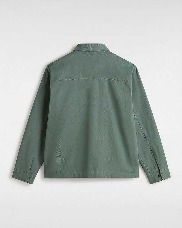 Men Vans Mcavoy Station Jacket Green Malaysia | VN6192540