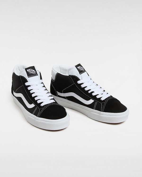Men Vans Mid Skool 37 Sneakers Black Malaysia | VN9518246