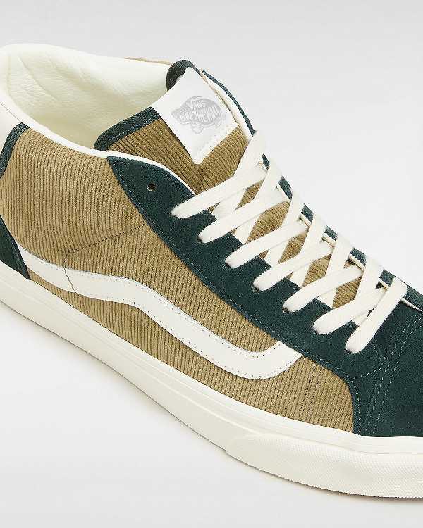 Men Vans Mid Skool 37 Sneakers Green Malaysia | VN9730564