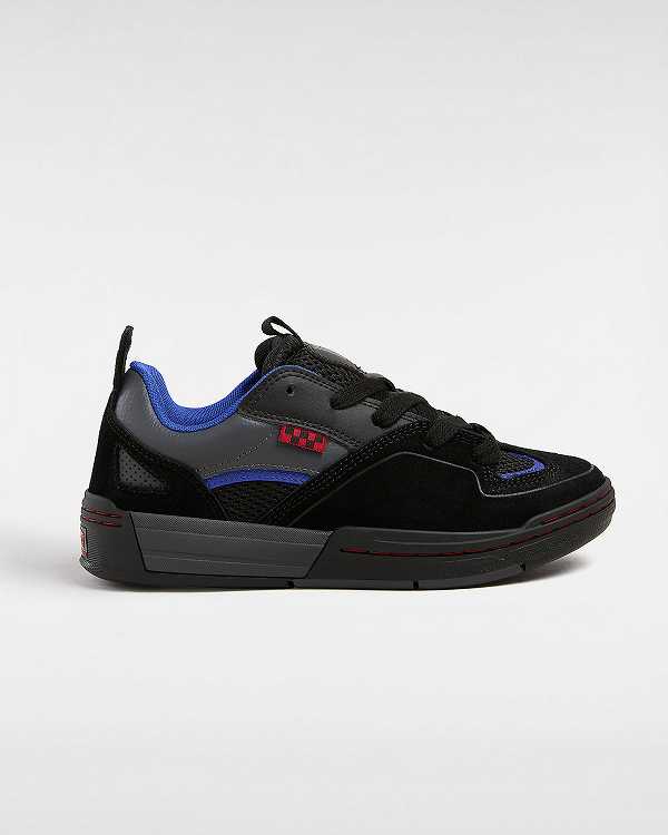 Men Vans Mixxa Skate Shoes Black / Grey Malaysia | VN1430275