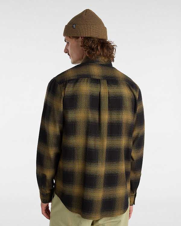 Men Vans Monterey Shirts Brown Malaysia | VN1960742