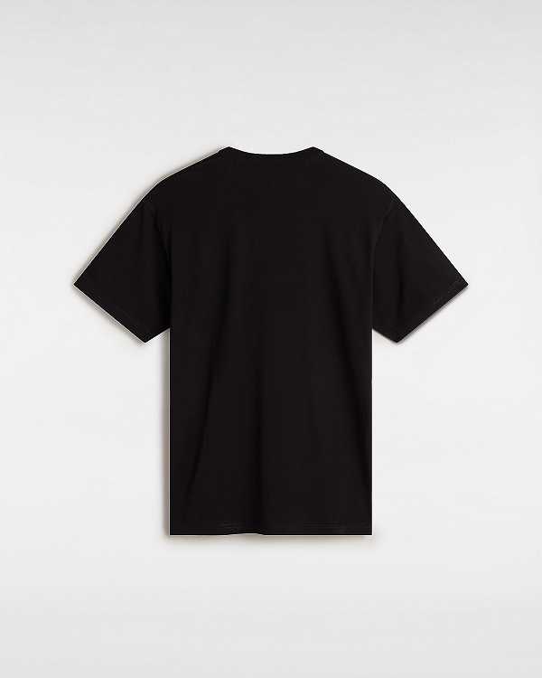 Men Vans OTW Classic Front T Shirts Black Malaysia | VN9746035