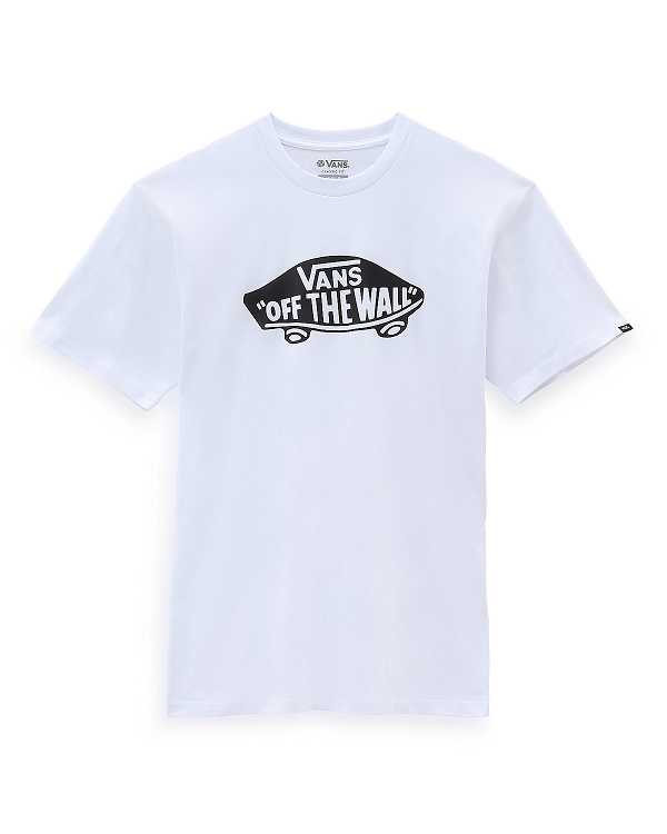 Men Vans OTW Classic Front T Shirts White Malaysia | VN3514802