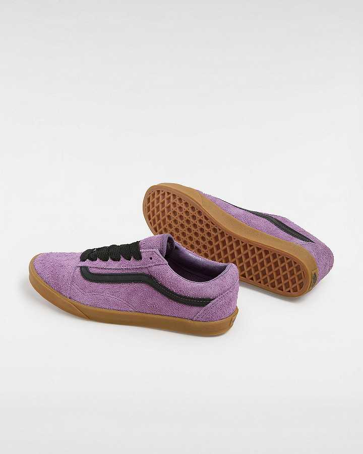 Men Vans Old Skool Lowpro Hairy Suede Sneakers Purple Malaysia | VN5689712