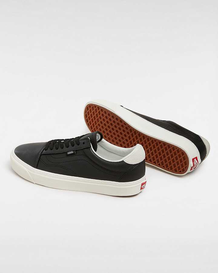 Men Vans Old Skool Lux Sneakers Black Malaysia | VN3172589