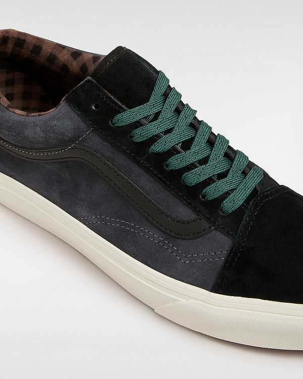 Men Vans Old Skool Pig Suede Sneakers Grey Malaysia | VN8201796