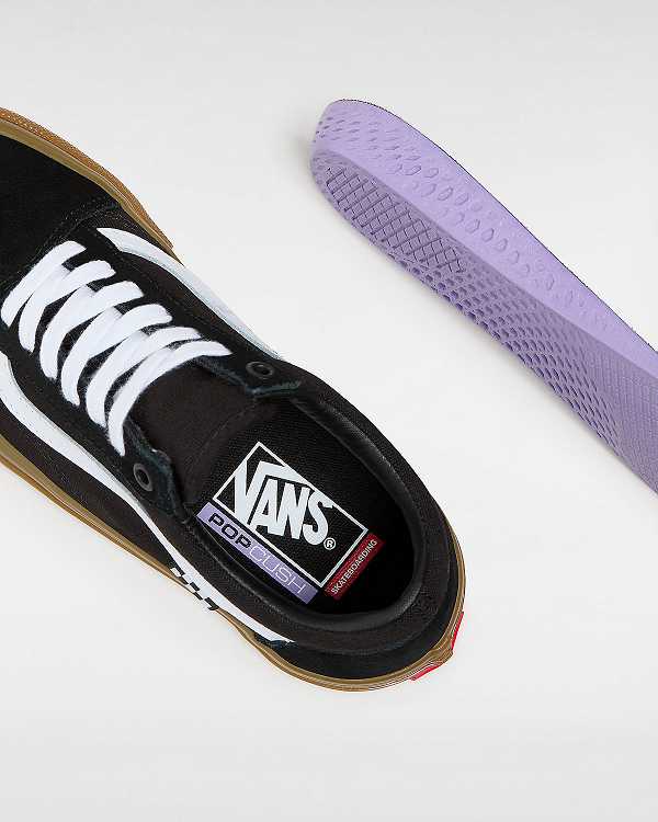 Men Vans Old Skool Skate Shoes Black Malaysia | VN5796420