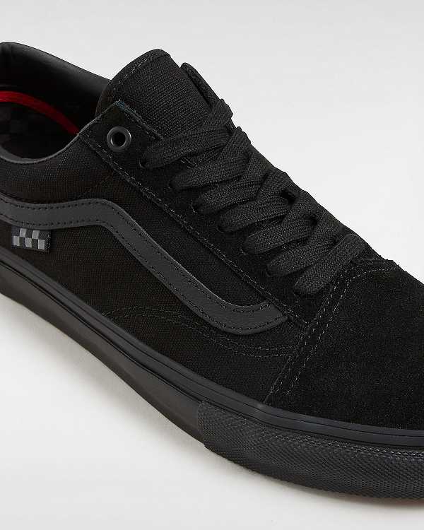 Men Vans Old Skool Skate Shoes Black Malaysia | VN7523016