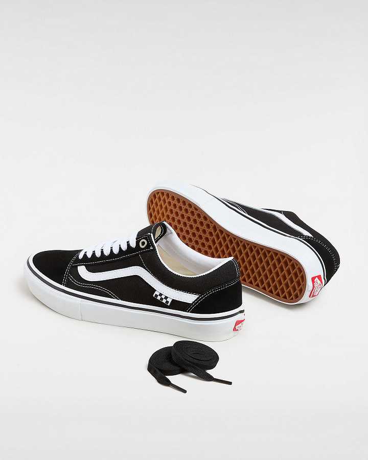 Men Vans Old Skool Skate Shoes Black Malaysia | VN6078325