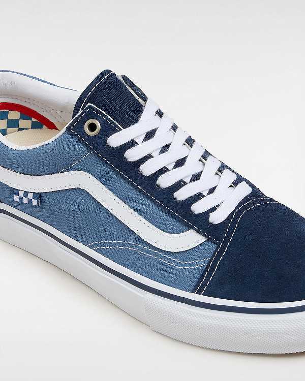 Men Vans Old Skool Skate Shoes Blue Malaysia | VN9407618
