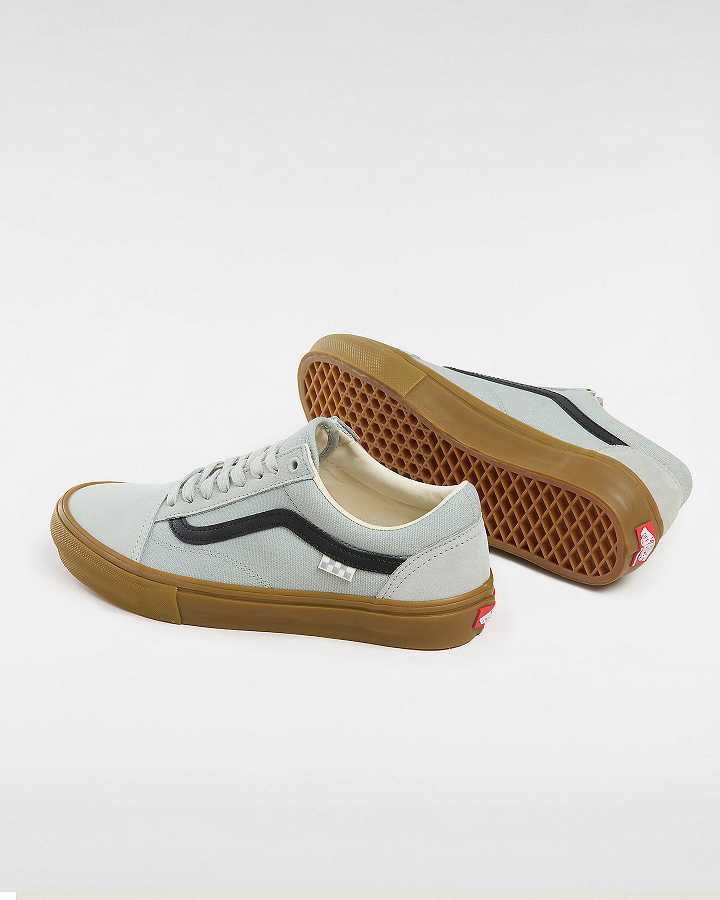 Men Vans Old Skool Skate Shoes Grey Malaysia | VN1546389