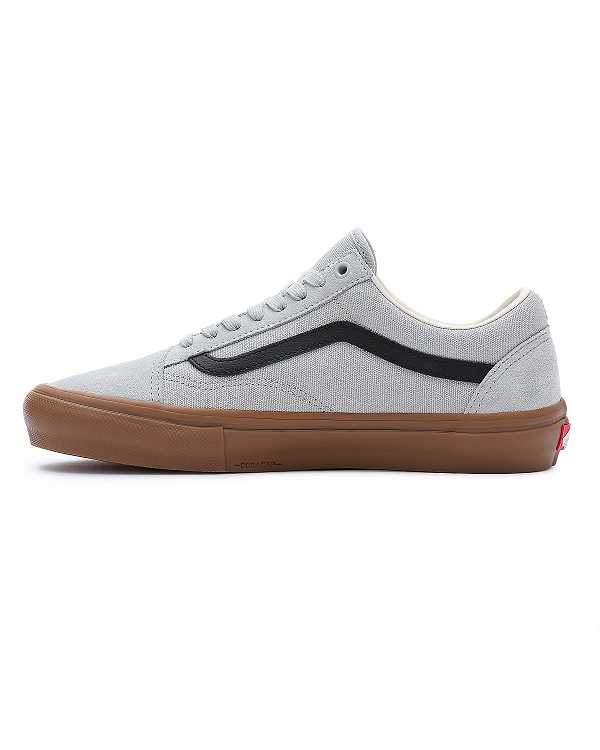 Men Vans Old Skool Skate Shoes Grey Malaysia | VN1546389