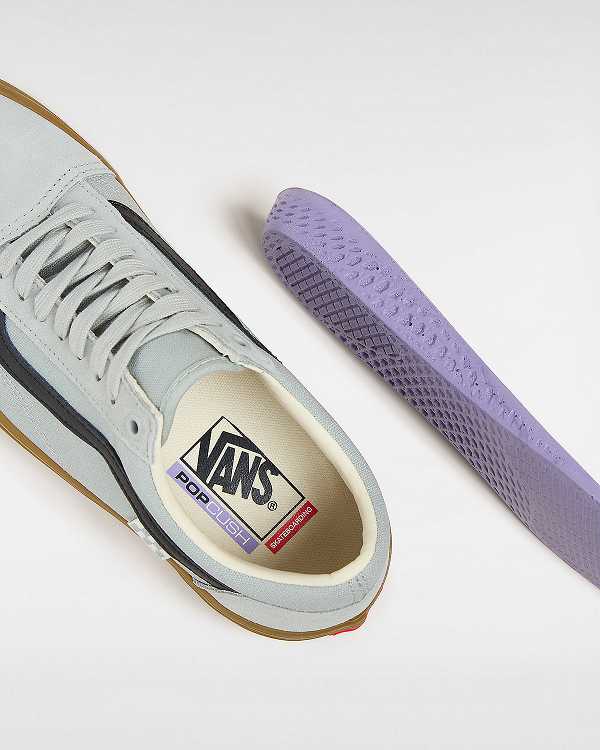 Men Vans Old Skool Skate Shoes Grey Malaysia | VN1546389
