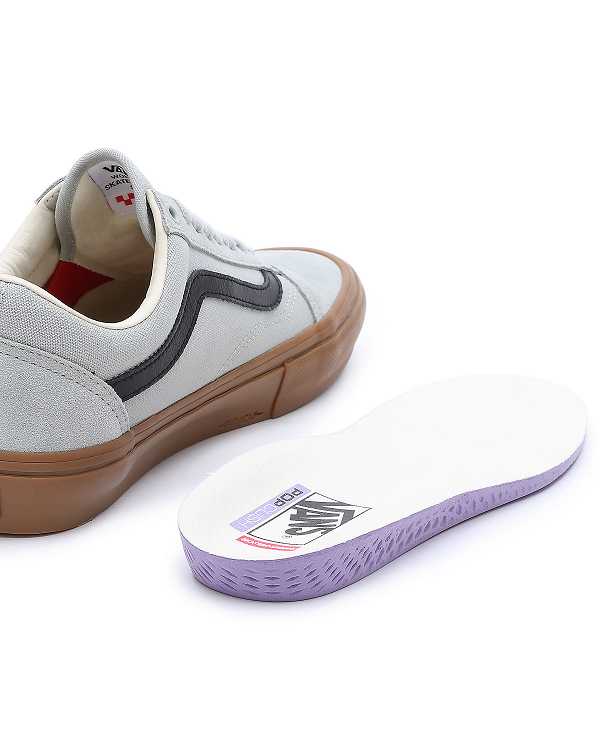 Men Vans Old Skool Skate Shoes Grey Malaysia | VN1546389