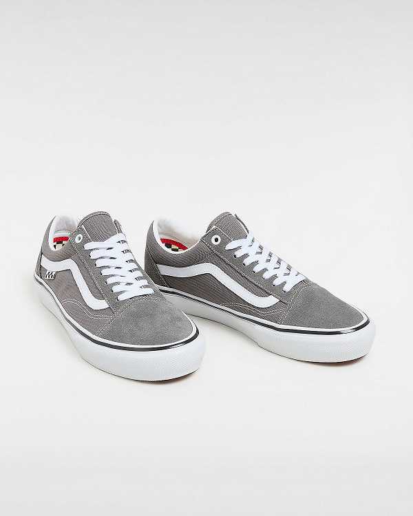 Men Vans Old Skool Skate Shoes Grey Malaysia | VN4653892